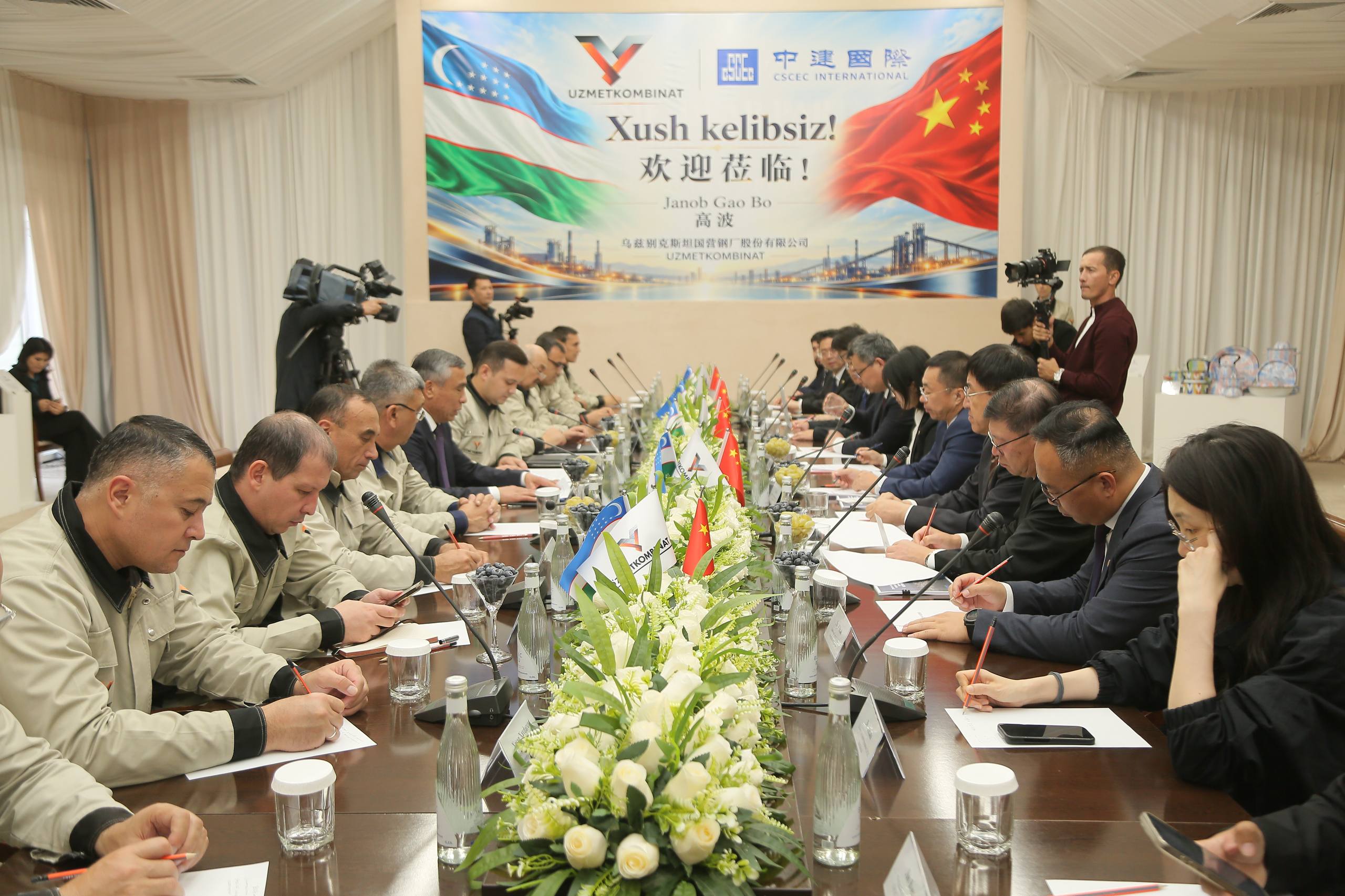 CHINA CONSTRUCTION BILAN HAMKORLIK: ENERGETIK BARQARORLIK SARI